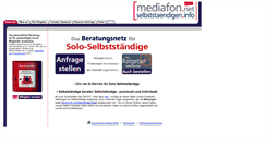 Desktop Screenshot of mediafon.de